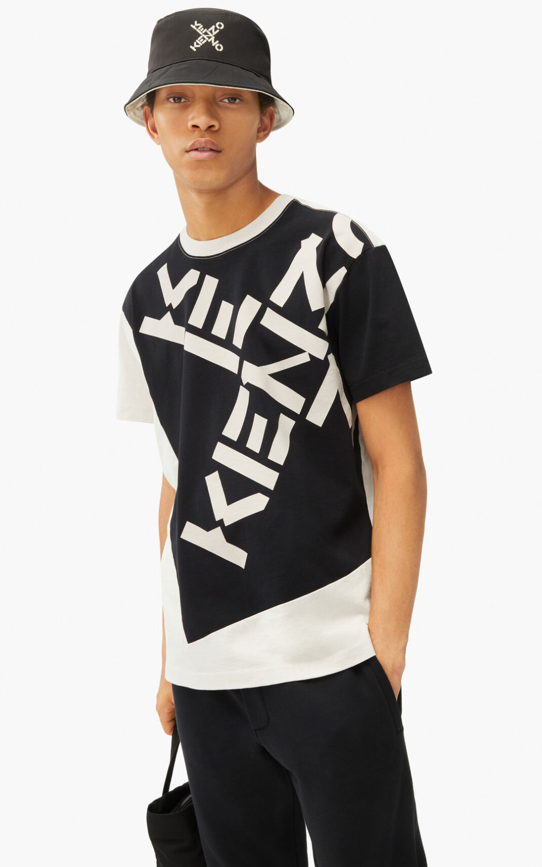 Kenzo Sport Big X T-shirts Herre - Sort DK-582935